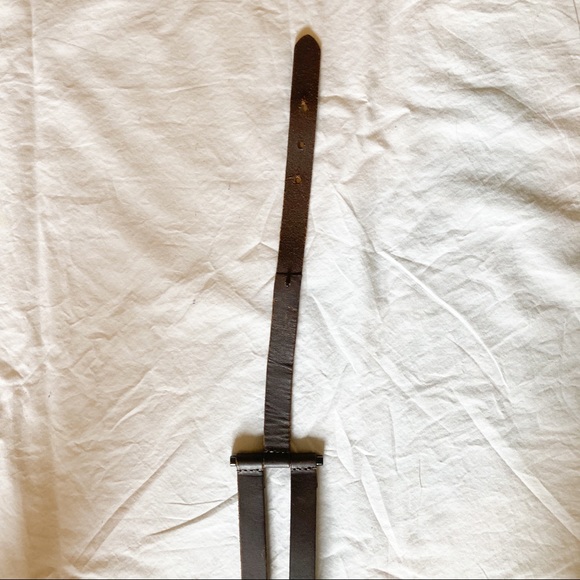 Linea Pelle Brown Cinch Belt - Picture 4 of 5